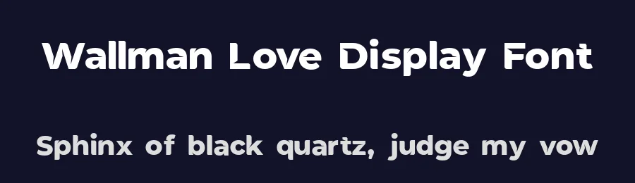Wallman Love Display Font by yantodesign — Display Font — thumbnail 2