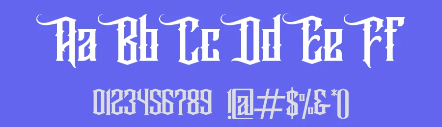 Wallrous Blackletter Font by fontkong — Blackletter Font — thumbnail 3