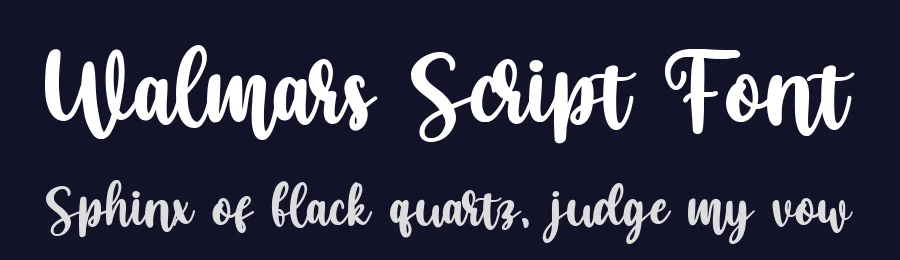 Walmars Script Font by bearydsgn — Script Handwritten Font — thumbnail 2
