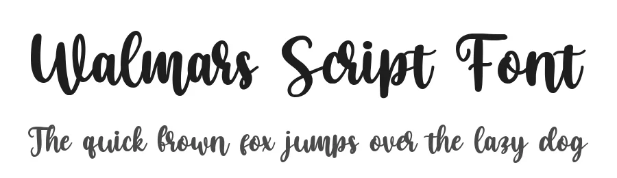 Walmars Script Font by bearydsgn — Script Handwritten Font