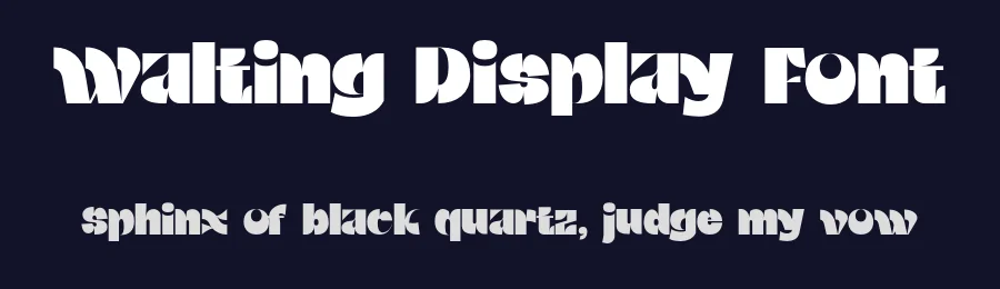 Walting Display Font by 177Studio — Sans Serif Font — thumbnail 2