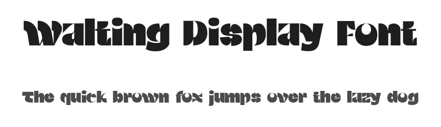 Walting Display Font by 177Studio — Sans Serif Font
