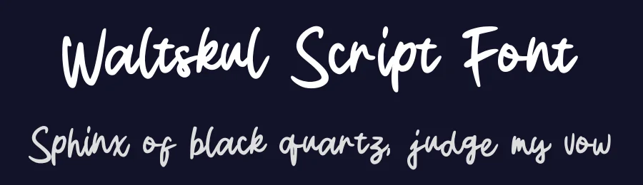 Waltskul Script Font by Gartype Studio — Script Handwritten Font — thumbnail 2