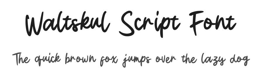Waltskul Script Font by Gartype Studio — Script Handwritten Font