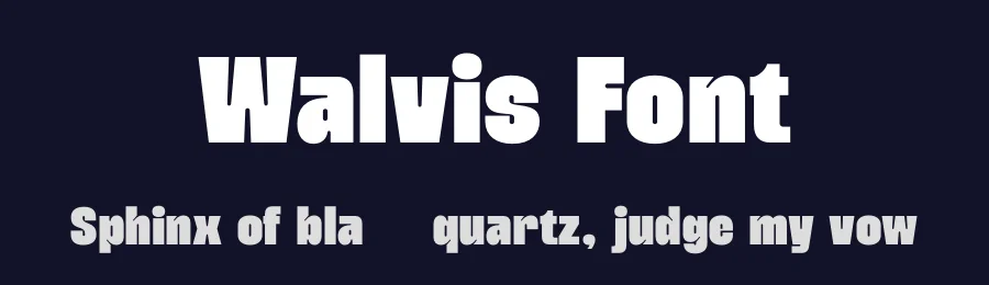 Walvis Font by Second Son Radiance — Sans Serif Font — thumbnail 2