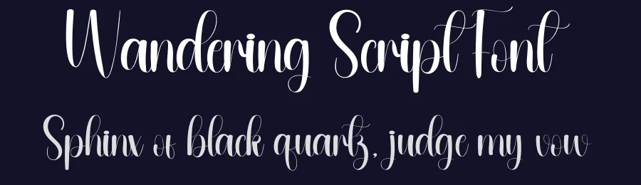 Wandering Script Font by andikastudio — Script Handwritten Font — thumbnail 2
