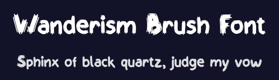 Wanderism Brush Font by jetsmax — Script Handwritten Font — thumbnail 2