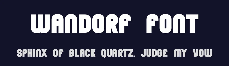 Wandorf Font by BrandSemut — Sans Serif Font — thumbnail 2