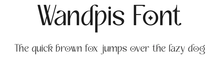 Wandpis Font by Say Studio — Display Font