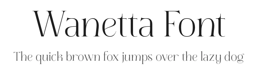 Wanetta Font by Objectype Studio — Serif Font