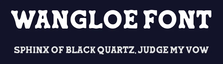 Wangloe Font by Shining Town Collective — Slab Serif Font — thumbnail 2