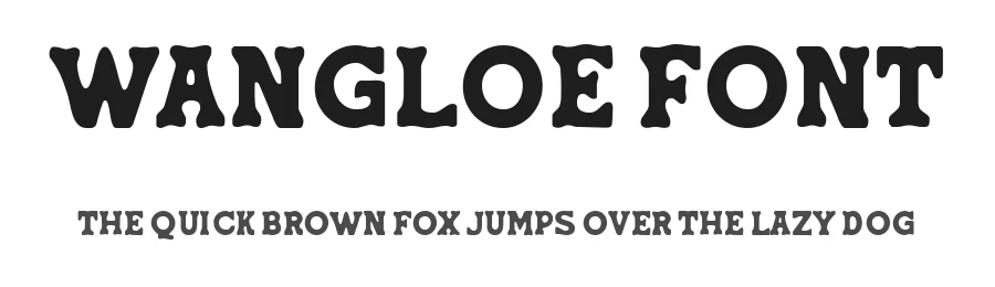 Wangloe Font by Shining Town Collective — Slab Serif Font