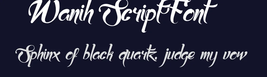 Wanih Script Font by Typeface — Script Handwritten Font — thumbnail 2
