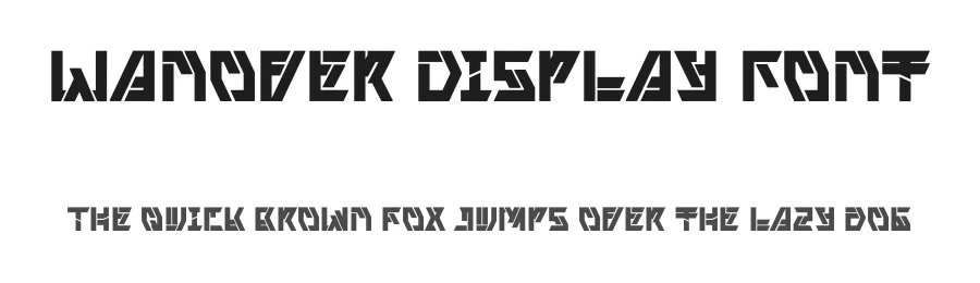 Wanover Display Font by Dhabee — Display Font
