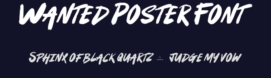 Wanted Poster Font by JSHcreates — Decorative Font — thumbnail 2