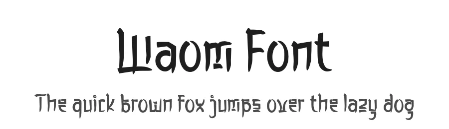 Waom Font by productype — Decorative Font