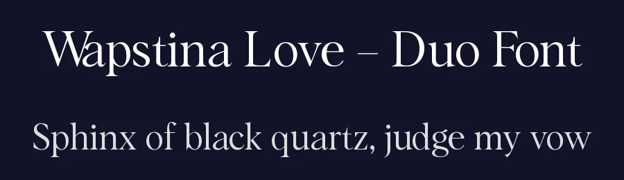 Wapstina Love – Duo Font by vikers — Script Handwritten Font — thumbnail 2
