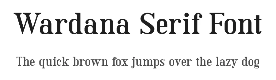 Wardana Serif Font by AmruID — Serif Font