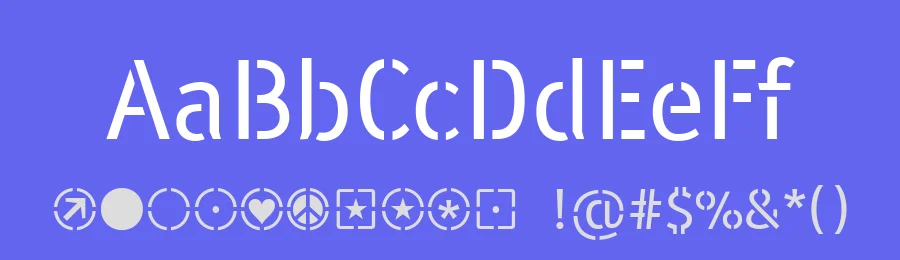 Warfield Stencil Font by defharo — Display Font — thumbnail 3