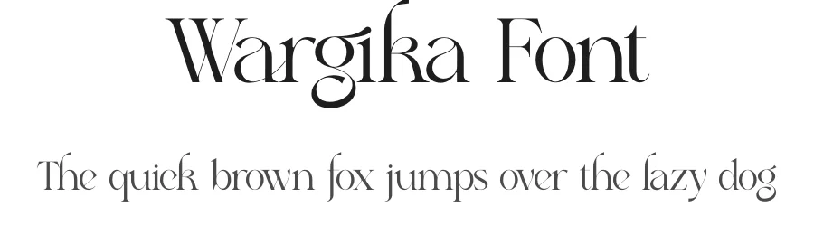 Wargika Font by Storytype — Serif Font