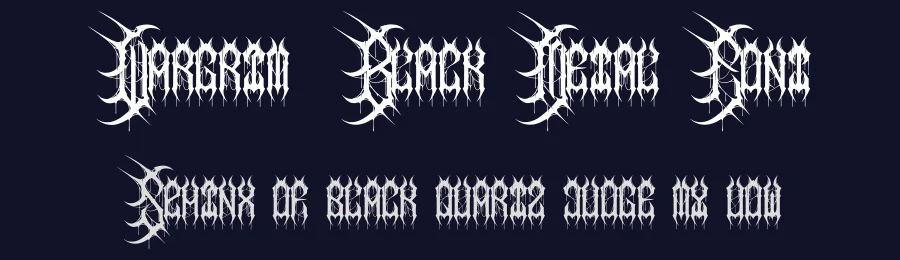 Wargrim | Black Metal Font by Denustudios — Blackletter Font — thumbnail 2