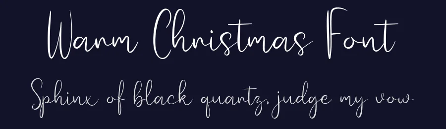 Warm Christmas Font by Forberas Foundry — Script Handwritten Font — thumbnail 2