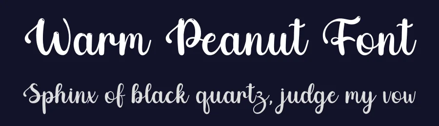 Warm Peanut Font by rizalstudio — Script Handwritten Font — thumbnail 2