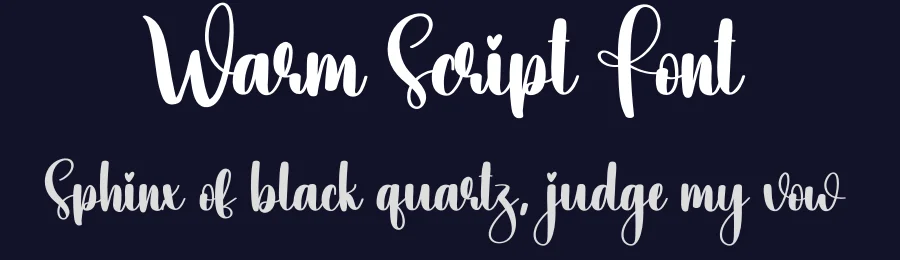 Warm Script Font by creativeletter — Script Handwritten Font — thumbnail 2
