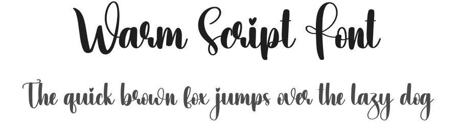 Warm Script Font by creativeletter — Script Handwritten Font