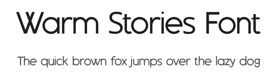 Warm Stories Font by Silver Stag — Sans Serif Font