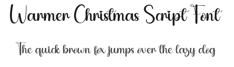 Warmer Christmas Script Font by andikastudio — Script Handwritten Font