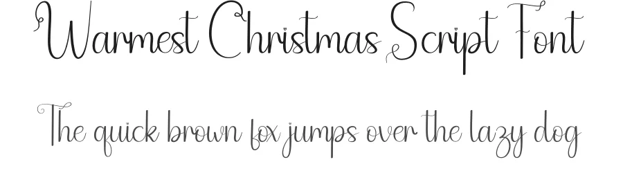 Warmest Christmas Script Font by andikastudio — Script Handwritten Font