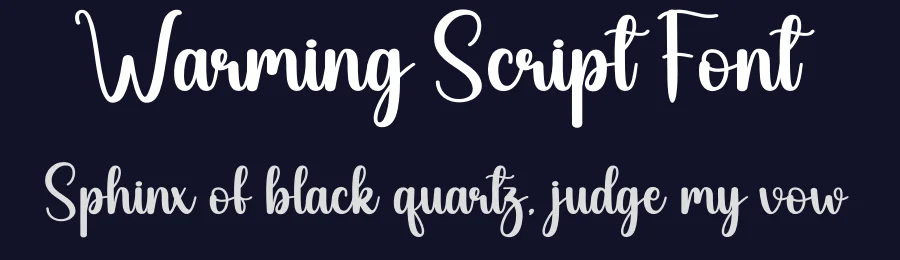 Warming Script Font by andikastudio — Script Handwritten Font — thumbnail 2