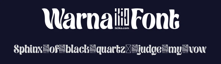 Warna Font by ikiiko type — Display Font — thumbnail 2
