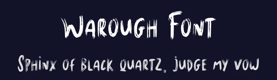 Warough Font by Dhabee — Script Handwritten Font — thumbnail 2