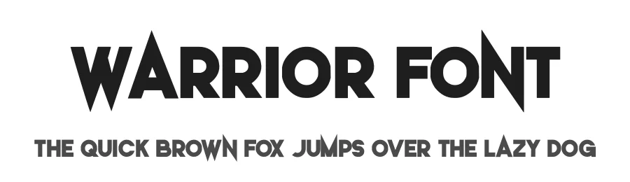 Warrior Font by hayoyuka8 — Sans Serif Font