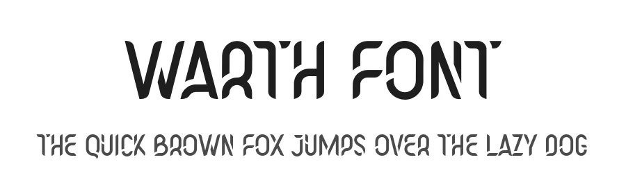 Warth Font by Alpaprana — Display Font