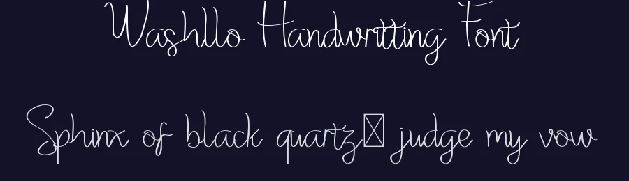 Washllo Handwritting Font by edricstudio — Script Handwritten Font — thumbnail 2