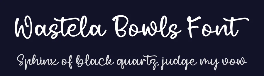 Wastela Bowls Font by perspectype — Script Handwritten Font — thumbnail 2