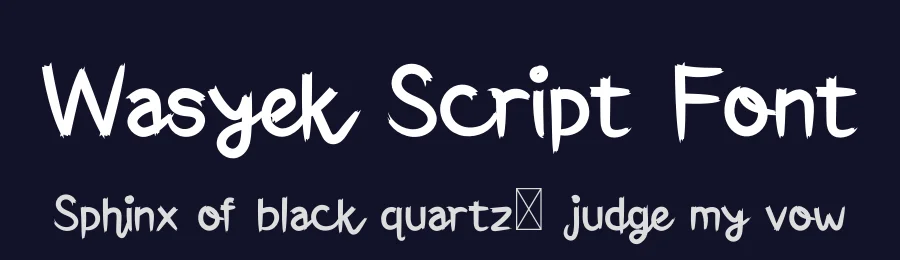 Wasyek Script Font by twinletter — Script Handwritten Font — thumbnail 2