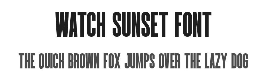 Watch Sunset Font by Craftedtype — Decorative Font