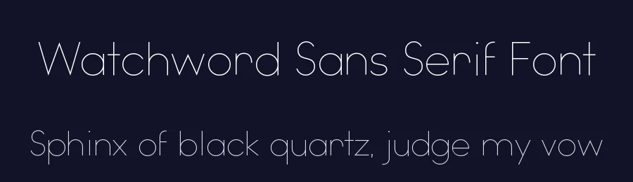 Watchword Sans Serif Font by Studio Typo — Sans Serif Font — thumbnail 2