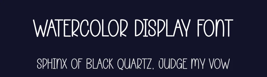 Watercolor Display Font by creativeletter — Script Handwritten Font — thumbnail 2