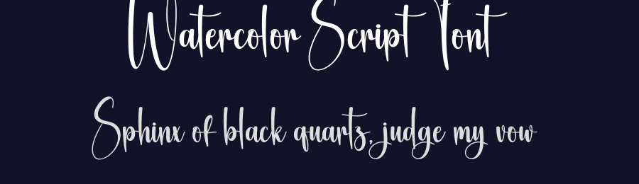 Watercolor Script Font by creativeletter — Script Handwritten Font — thumbnail 2