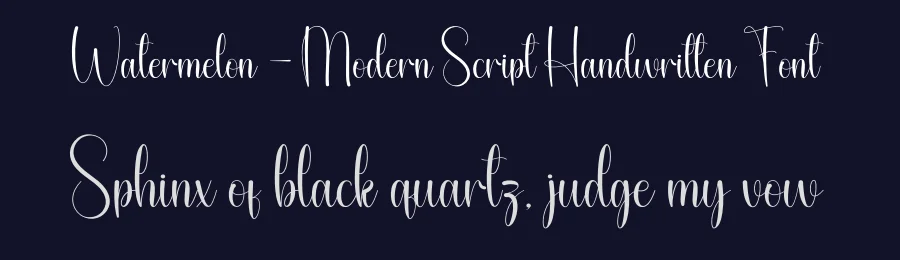 Watermelon – Modern Script Handwritten Font by andikastudio — Script Handwritten Font — thumbnail 2