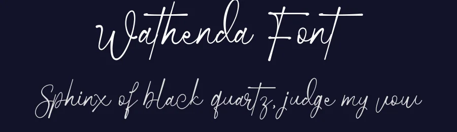 Wathenda Font by wibisono2001 — Script Handwritten Font — thumbnail 2