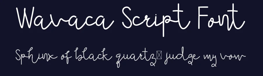 Wavaca Script Font by edricstudio — Script Handwritten Font — thumbnail 2