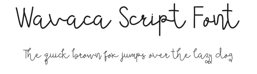 Wavaca Script Font by edricstudio — Script Handwritten Font