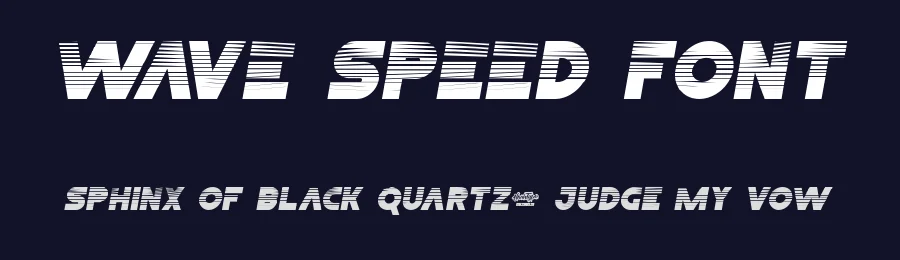 Wave Speed Font by noahtype — Display Font — thumbnail 2