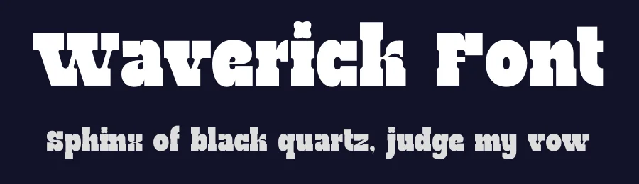 Waverick Font by BRAINWAVES STUDIO — Display Font — thumbnail 2